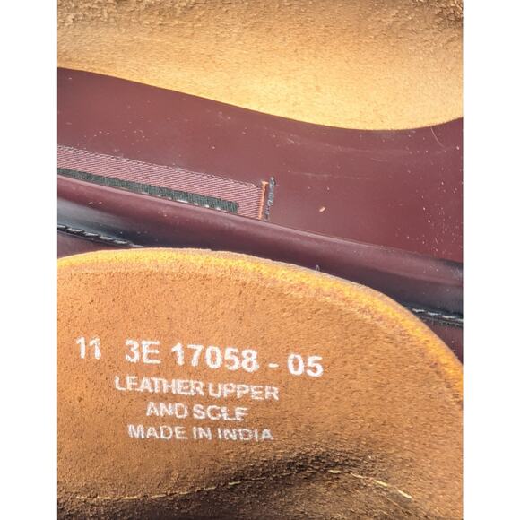 Florsheim Berkley Burgundy Penny Loafers MENS SIZE 11EEE Round Toe Slip On Shoes main image 7